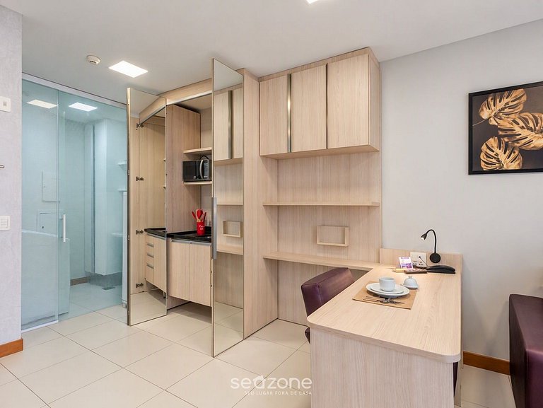 Studio Bem localizado em Cond. c/ Piscina MSB1503