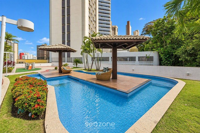 Studio Bien ubicado en Condo. c/ Piscina MSB1503