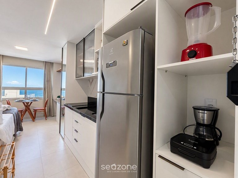 Studio c/ vista p/ Praia em Cond. SES0706