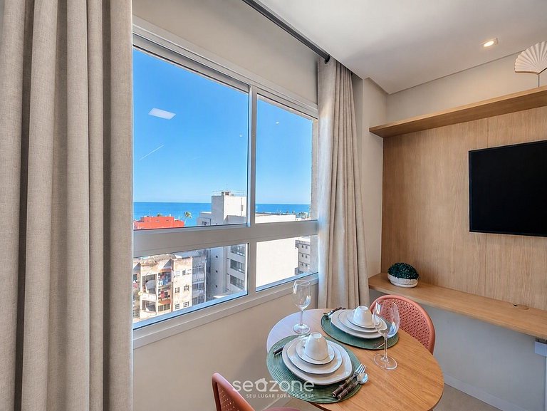 Studio c/ vista p/ Praia em Cond. SES0706