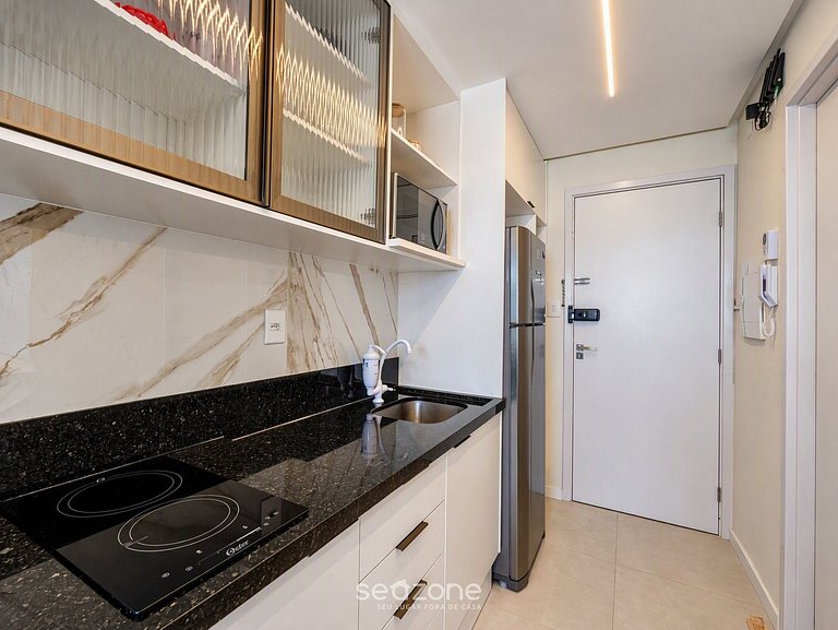 Studio c/ vista p/ Praia em Cond. SES0706