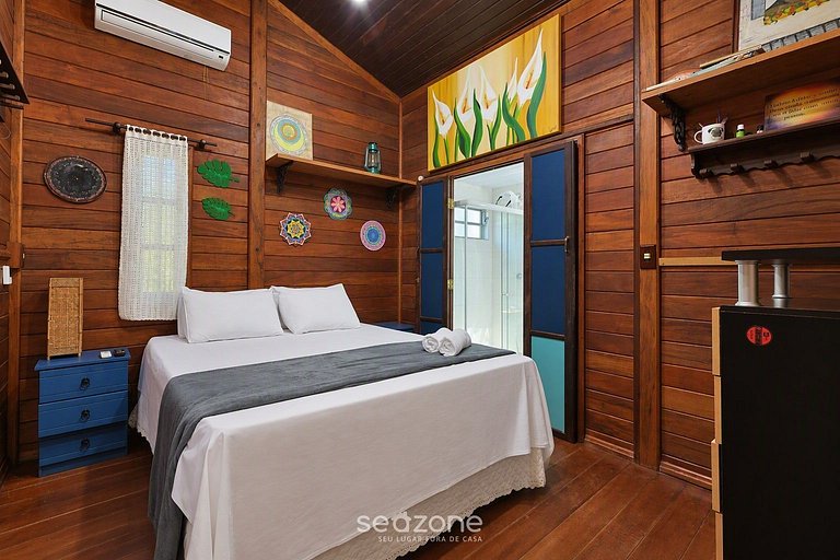 Casa c/ parr. priv. en Bombinhas JAD0279