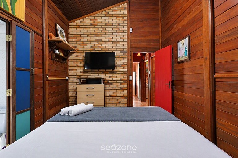 Casa c/ parr. priv. en Bombinhas JAD0279