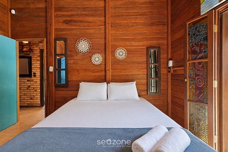 Casa c/ parr. priv. en Bombinhas JAD0279