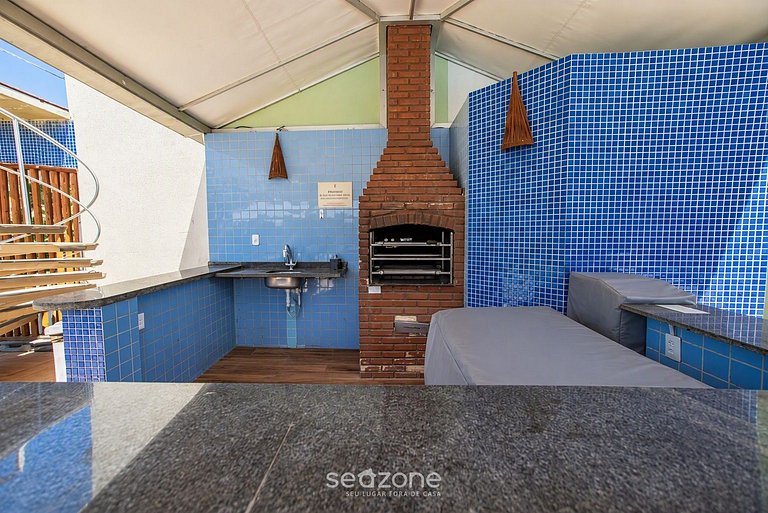 Apto. em Cond. c/ Piscina e Vista Mar VIL0023