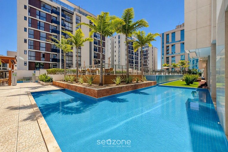 Studio en Cond. c/ Piscina y Vista Cid. VPL0316