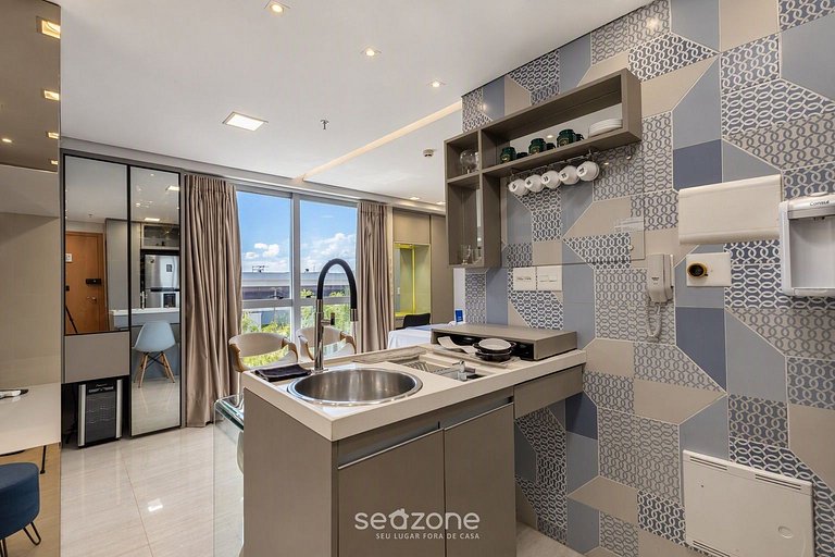 Studio en Cond. c/ Piscina y Vista Cid. VPL0316