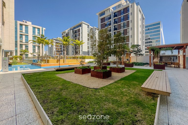 Studio en Cond. c/ Piscina y Vista Cid. VPL0316