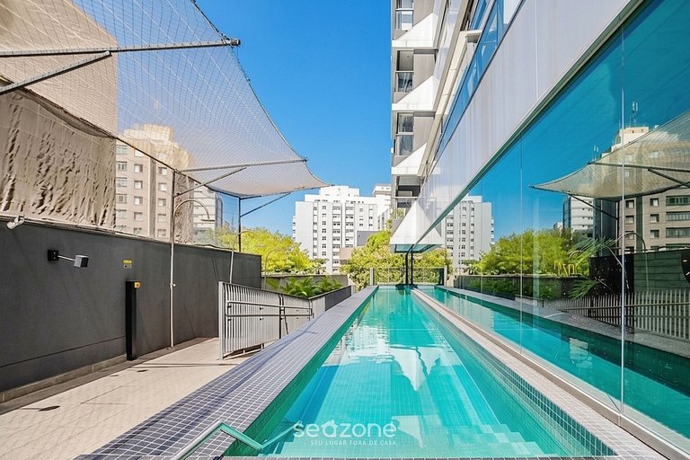 Apto. Bem localizado em Cond. c/ Piscina FRE0504