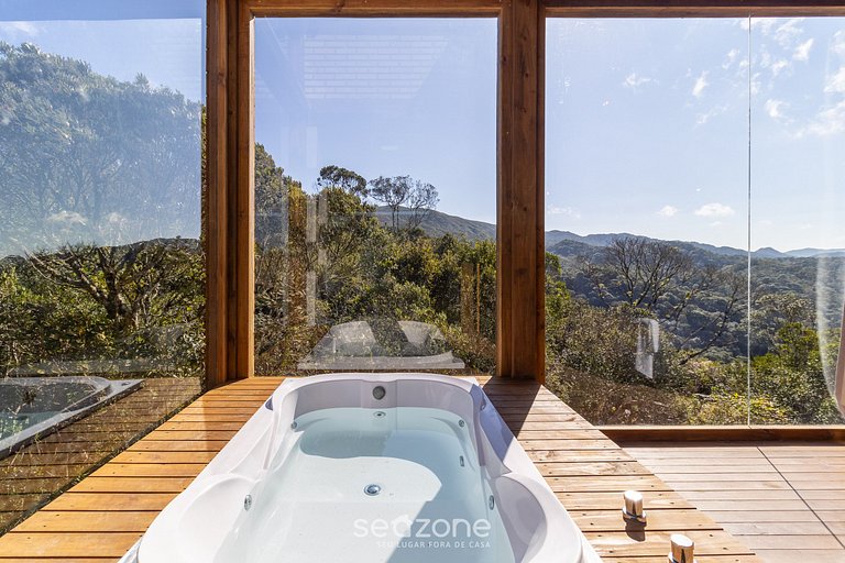 Cabana com Vista Incrível na serra VST001