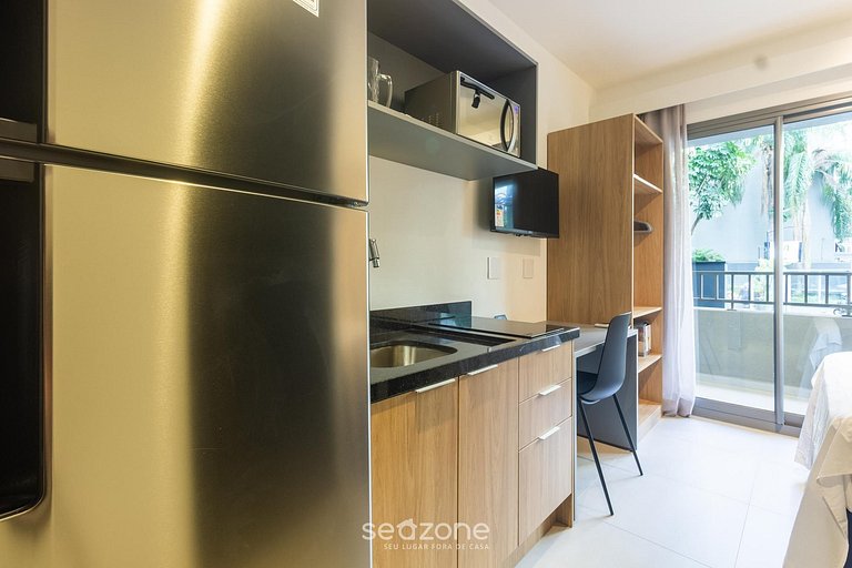 Studio en Condo. c/ Piscina y Terraza OJU0208