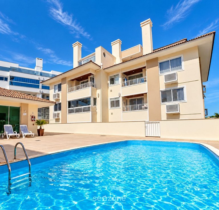 Apartamento c/ área gourmet 240m da Praia CAC0301