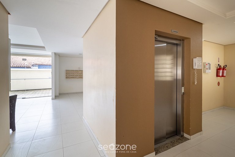 Apartamento c/ área gourmet 240m da Praia CAC0301