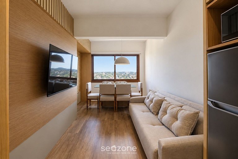 Apartamento tríplex en el centro con vista