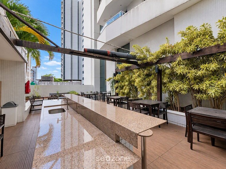 Studio en Condo. c/ Piscina y Vista MLM0104