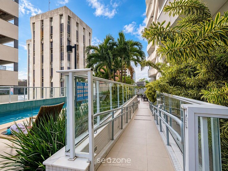 Studio en Condo. c/ Piscina y Vista MLM0104