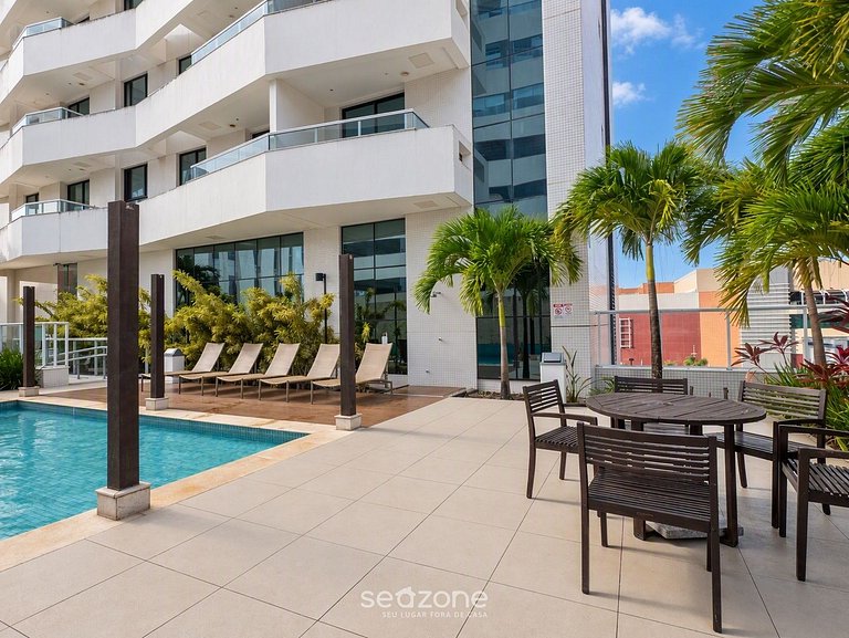 Studio en Condo. c/ Piscina y Vista MLM0104