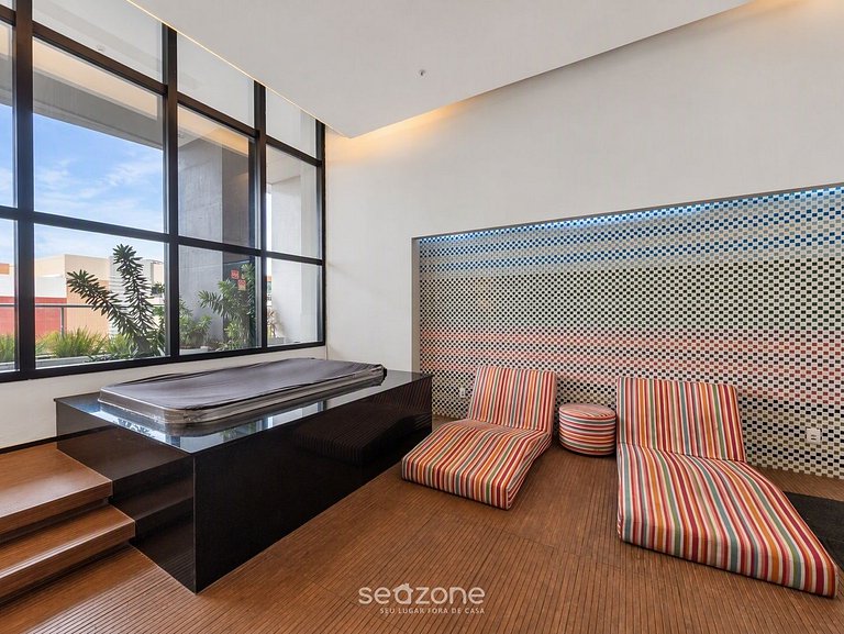Studio em Cond. c/ Piscina e Vista MLM0104