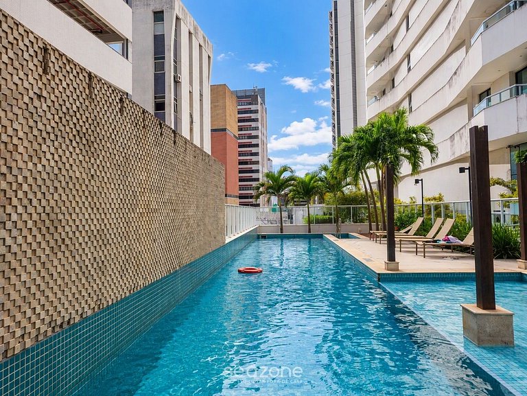 Studio en Condo. c/ Piscina y Vista MLM0104