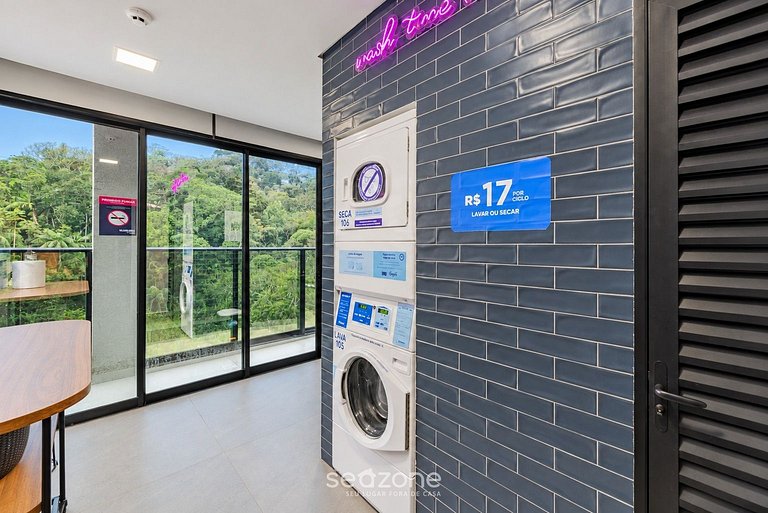 Studio em Cond. c/ Piscina e Vista Cid. VLF0607