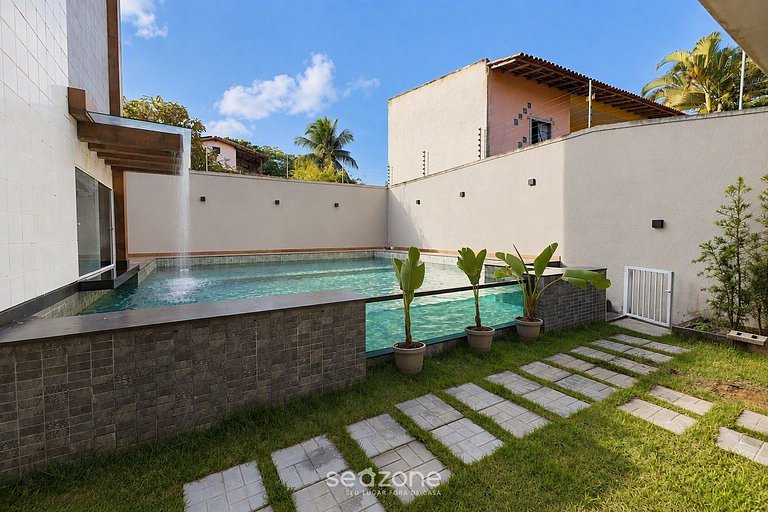 Apto. c/ vista Mar em Cond. c/ Piscina QST0302