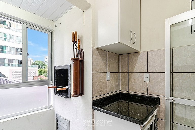 Apto. em Cond. c/ Churrasq. a 287m Praia RCL0104
