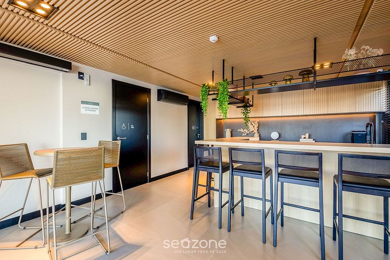 Studio con balcón a pasos del mar, Penha PSOA1101