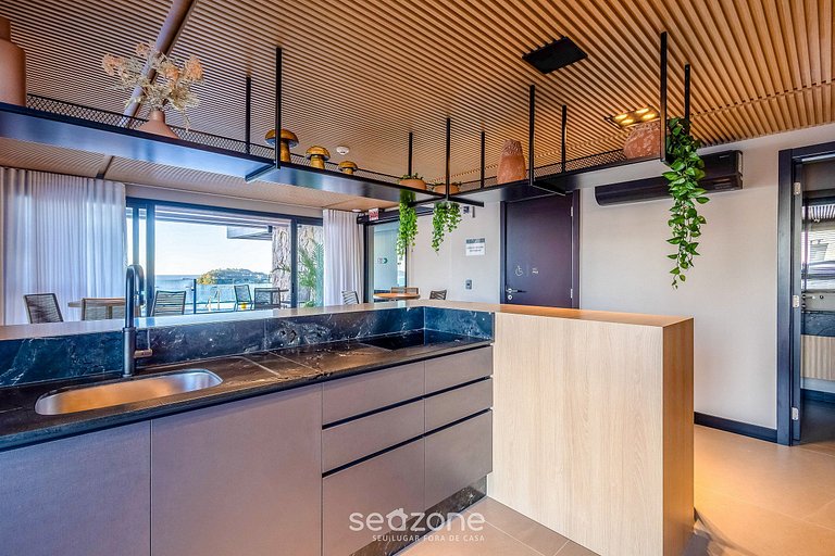 Estudio en cond. con piscina a 50m del mar PSO0411