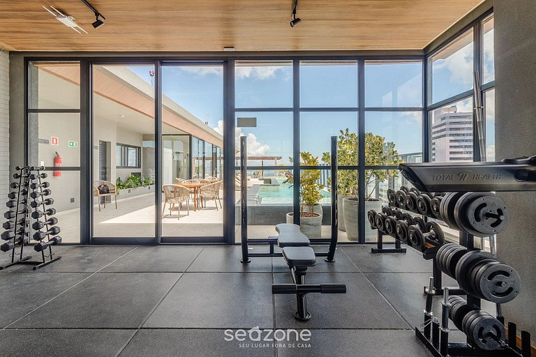 Studio moderno a poucos metros da praia LIV1202