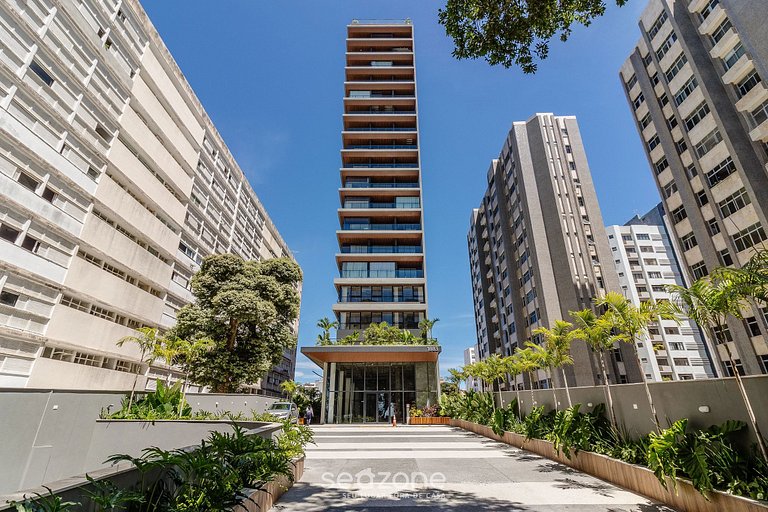 Studio moderno a poucos metros da praia LIV1202