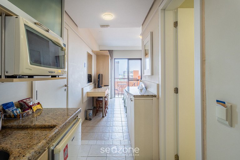 Studio em Jurerê confortável em resort de luxo JBV265Seazone