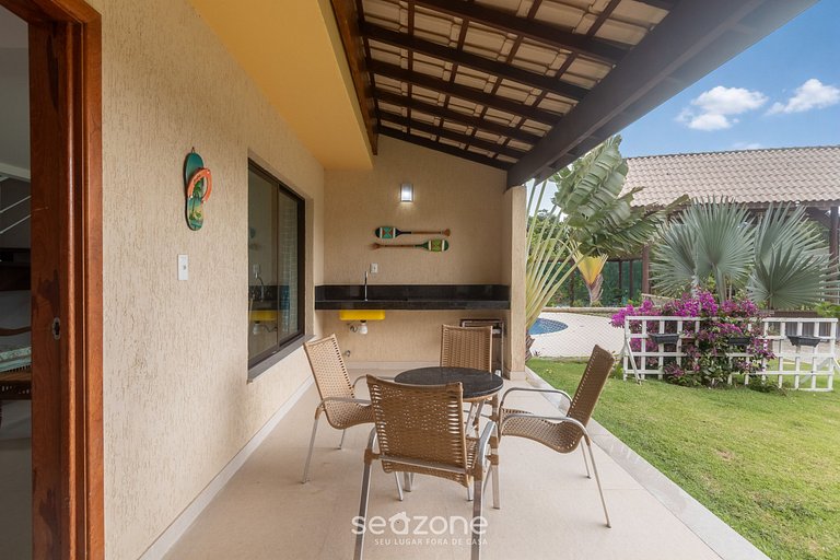 Casa em Cond. c/Piscina a 500m do Mar ATP0001