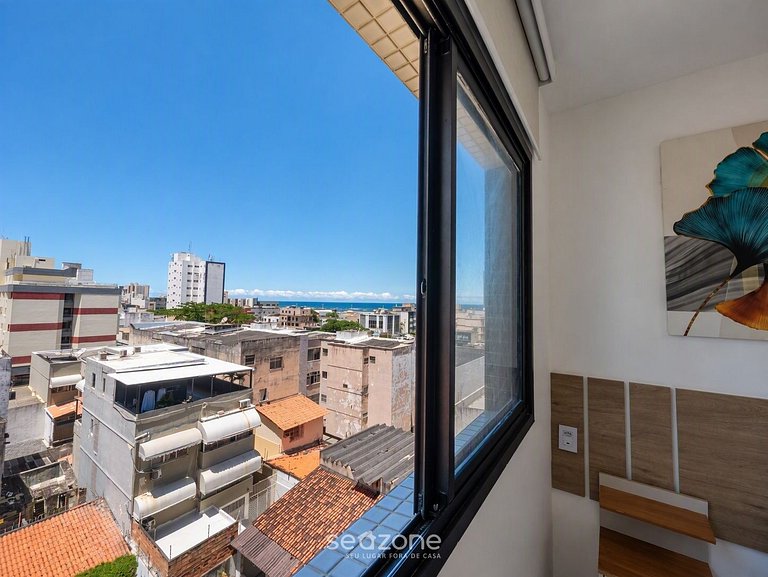 Studio em Cond. c/ Piscina a 410m Praia BPM0703