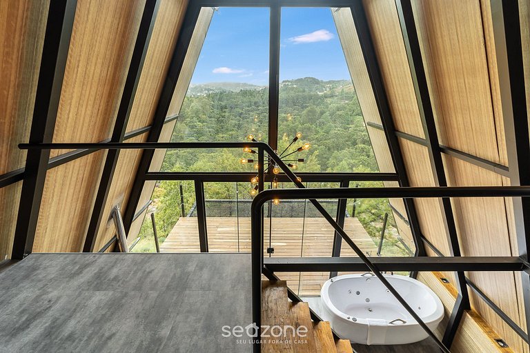 Hermoso chalet p/ parejas en la Sierra Paulista CNA008