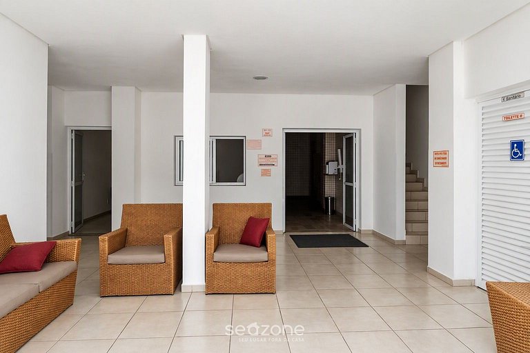 Apto. c/ vista p/ Mar em Cond. c/ Pisc. MTN0307