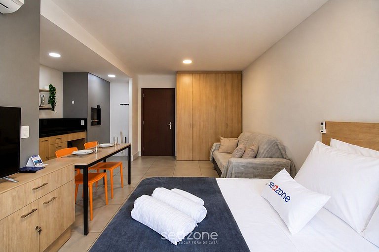 Studio em Cond. c/ Piscina PUE0607