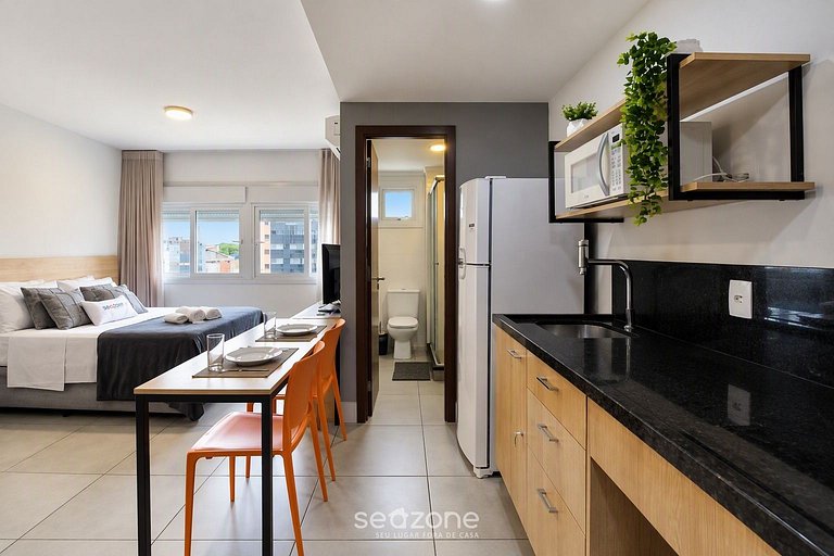 Studio em Cond. c/ Piscina PUE0607