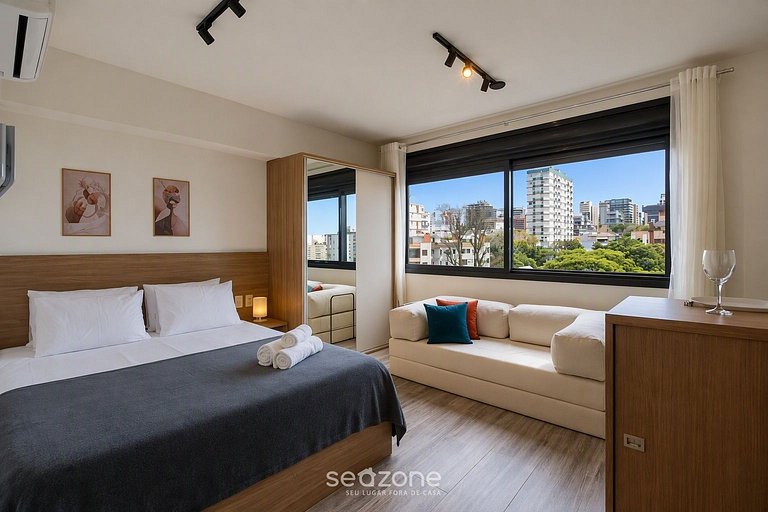 Studio em Cond. c/ Piscina LBO1009