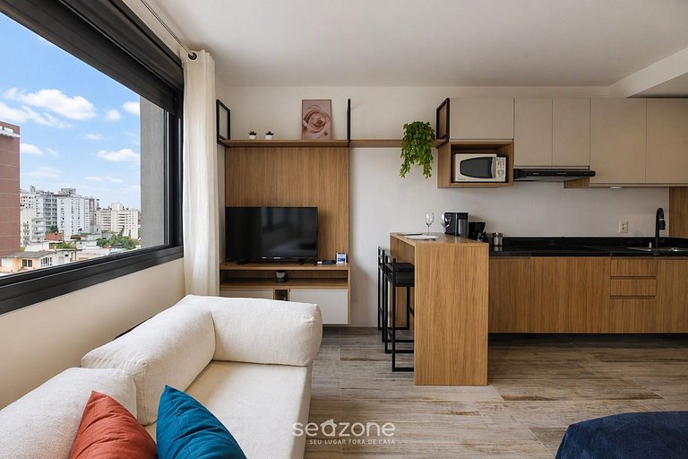 Studio em Cond. c/ Piscina LBO1009