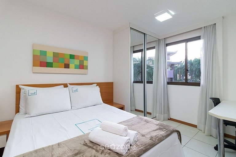 Apto en condominio con piscina y barbacoa CLR314
