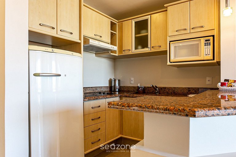 Apartamento em Jurerê melhor suíte vista mar JBV327 Seazone