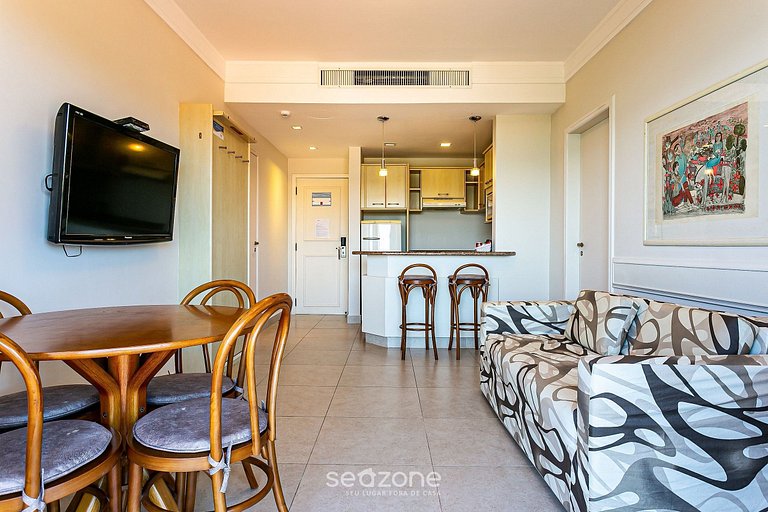 Apartamento em Jurerê melhor suíte vista mar JBV327 Seazone