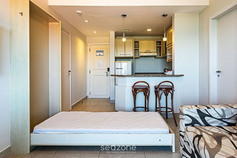 Apartamento em Jurerê melhor suíte vista mar JBV327 Seazone
