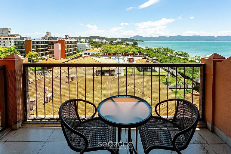 Apartamento em Jurerê melhor suíte vista mar JBV327 Seazone