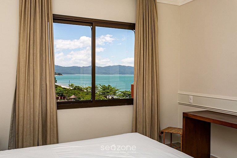 Apartamento em Jurerê melhor suíte vista mar JBV327 Seazone