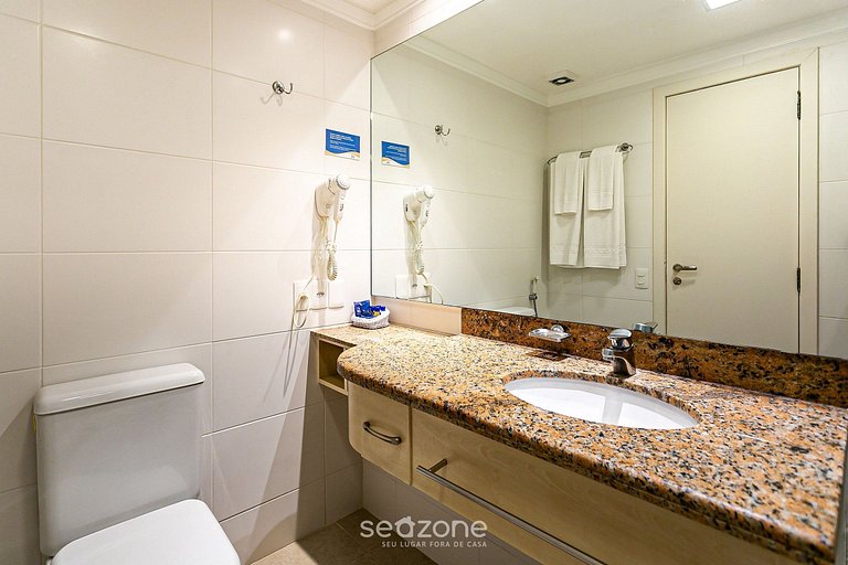 Apartamento em Jurerê melhor suíte vista mar JBV327 Seazone