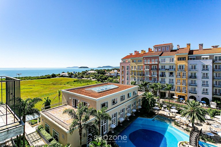 Studio em Jurerê em resort vista para piscinaILC4213Seazone