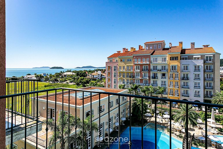 Studio em Jurerê em resort vista para piscinaILC4213Seazone