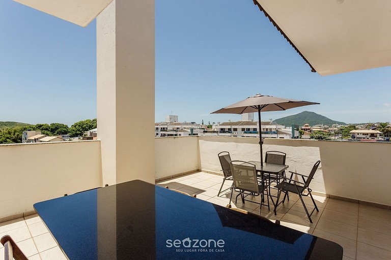 Cobertura com Vista Mar a 240m da Praia CAC025