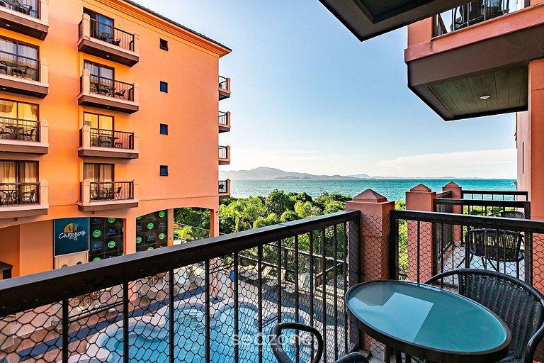 Studio em Jurerê aconchegante em resort luxo JBV115 Seazone